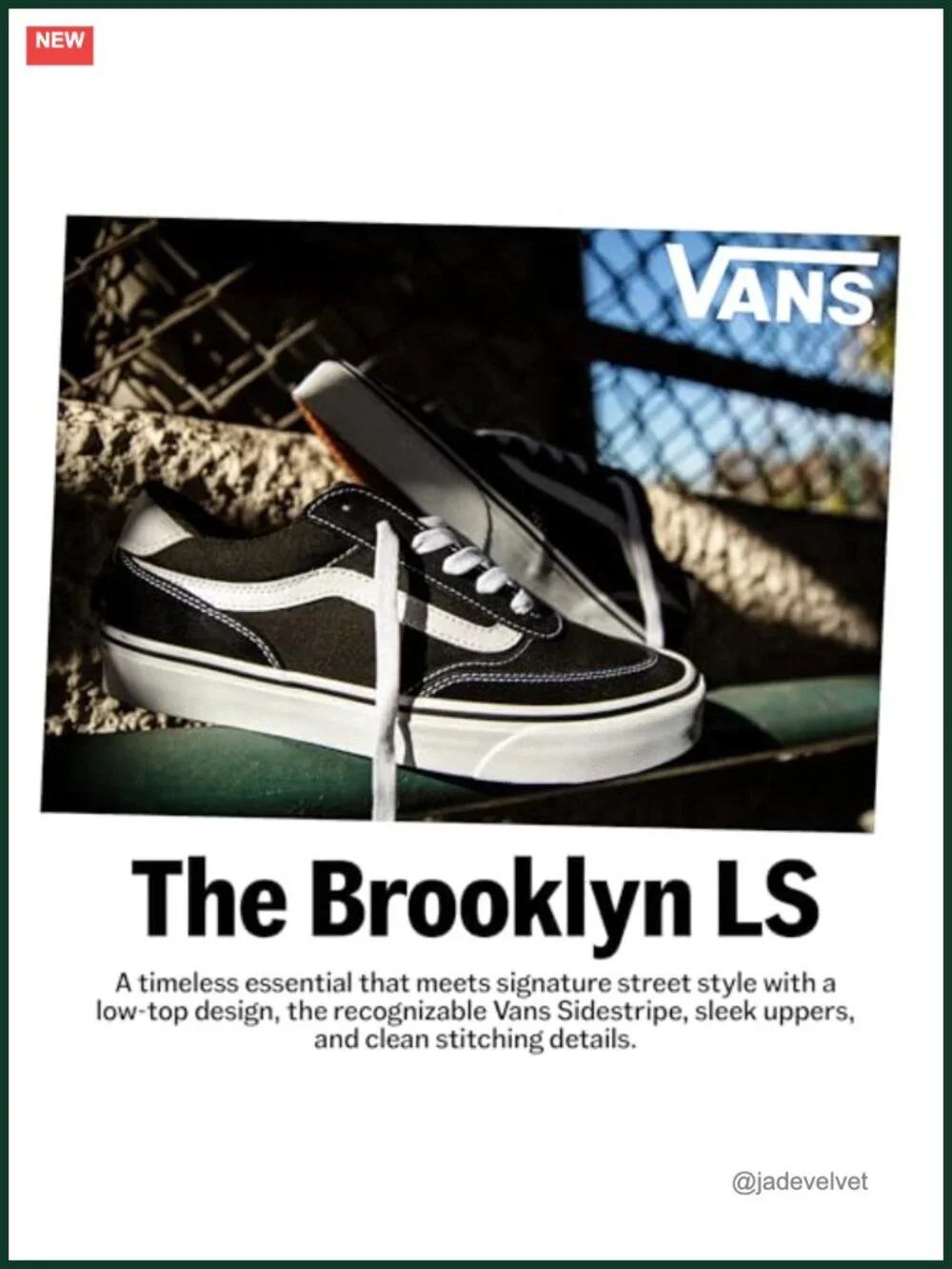 Vans Brooklyn Low Top Canvas Sneakers Womens Skate Shoes